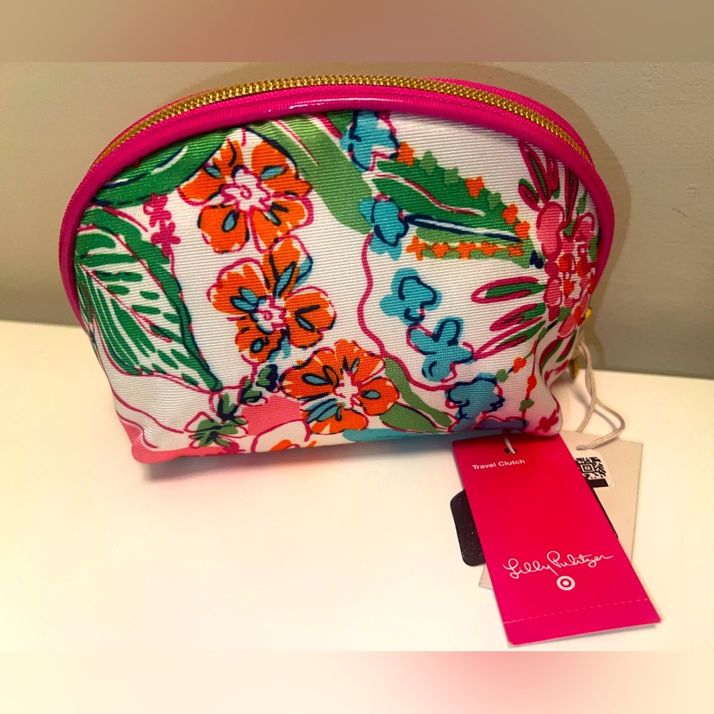 Lilly Pulitzer Target Rosy Posey Travel Clutch